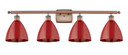 Bathroom Fixtures Four Lights by Innovations ( 405 | 516-4W-AC-MBD-75-RD Ballston ) 