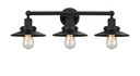 Bathroom Fixtures Three Lights by Innovations ( 405 | 616-3W-BK-M6-BK Franklin Restoration ) 