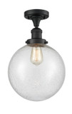 Semi-Flush Mts. Directional by Innovations ( 405 | 517-1CH-BK-G204-10-LED Franklin Restoration ) 