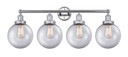 Bathroom Fixtures Four Lights by Innovations ( 405 | 616-4W-PC-G202-8 Edison ) 
