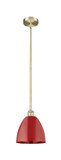 Mini Pendants Metal Shade by Innovations ( 405 | 616-1S-AB-MBD-9-RD Edison ) 