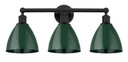Bathroom Fixtures Three Lights by Innovations ( 405 | 616-3W-BK-MBD-75-GR Edison ) 