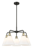Mid. Chandeliers Glass Down by Innovations ( 405 | 516-5CR-BAB-GBC-81 Ballston ) 