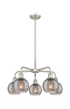 Mid. Chandeliers Glass Down by Innovations ( 405 | 516-5CR-SN-G1213-6SM Ballston ) 