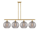 Linear/Island 4 Light + by Innovations ( 405 | 516-4I-SG-G1213-12SM Ballston ) 