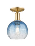 Semi-Flush Mts. Glass Down by Innovations ( 405 | 716-1C-CB-G483-8SB Arcadia ) 