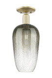 Semi-Flush Mts. Glass Down by Innovations ( 405 | 716-1C-AB-G484-7SL Arcadia ) 