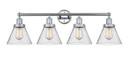Bathroom Fixtures Four Lights by Innovations ( 405 | 616-4W-PC-G44 Edison ) 