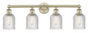 Bathroom Fixtures Four Lights by Innovations ( 405 | 616-4W-AB-G559-5CL Edison ) 