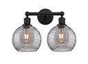 Bathroom Fixtures Two Lights by Innovations ( 405 | 616-2W-BK-G1213-8SM Edison ) 