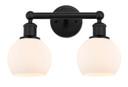 Bathroom Fixtures Two Lights by Innovations ( 405 | 616-2W-BK-G121-6 Edison ) 