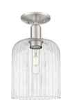 Semi-Flush Mts. Glass Down by Innovations ( 405 | 716-1C-SN-G559-8CL Arcadia ) 