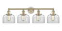 Bathroom Fixtures Four Lights by Innovations ( 405 | 616-4W-AB-G72 Edison ) 