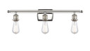 Bathroom Fixtures Three Lights by Innovations ( 405 | 516-3W-PN-LED Ballston ) 
