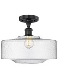 Semi-Flush Mts. Glass Down by Innovations ( 405 | 616-1F-BK-G694-16 Franklin Restoration ) 