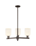 Mid. Chandeliers Glass Up by Innovations ( 405 | 716-3CR-OB-G559-5GWH Arcadia ) 
