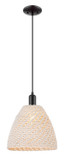 Pendants Glass Down by Innovations ( 405 | 716-1P-BK-NBD-12-NAT Arcadia ) 