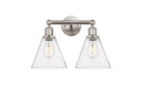 Bathroom Fixtures Two Lights by Innovations ( 405 | 616-2W-SN-GBC-84 Edison ) 