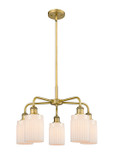Mid. Chandeliers Glass Down by Innovations ( 405 | 516-5CR-BB-G341 Ballston ) 
