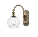 Sconces Single Glass by Innovations ( 405 | 518-1W-AB-G362 Ballston ) 