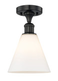 Semi-Flush Mts. Glass Down by Innovations ( 405 | 616-1F-BK-GBC-81 Edison ) 