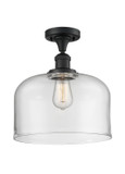 Semi-Flush Mts. Directional by Innovations ( 405 | 517-1CH-BK-G72-L-LED Franklin Restoration ) 
