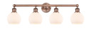 Bathroom Fixtures Four Lights by Innovations ( 405 | 616-4W-AC-G121-6 Edison ) 