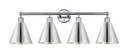 Bathroom Fixtures Four Lights by Innovations ( 405 | 616-4W-PC-MBC-8-PC Edison ) 