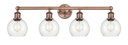 Bathroom Fixtures Four Lights by Innovations ( 405 | 616-4W-AC-G122-6 Edison ) 