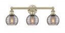 Bathroom Fixtures Three Lights by Innovations ( 405 | 616-3W-AB-G1213-6SM Edison ) 