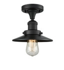 Semi-Flush Mts. Exposed Lamps by Innovations ( 405 | 517-1CH-BK-M6 Franklin Restoration ) 
