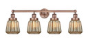 Bathroom Fixtures Four Lights by Innovations ( 405 | 616-4W-AC-G146 Edison ) 