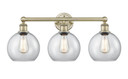 Bathroom Fixtures Three Lights by Innovations ( 405 | 616-3W-AB-G122-8 Edison ) 