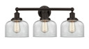 Bathroom Fixtures Three Lights by Innovations ( 405 | 616-3W-OB-G72 Edison ) 