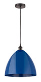 Pendants Metal Shade by Innovations ( 405 | 616-1P-OB-MBD-16-BL Edison ) 