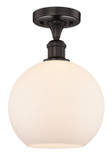 Semi-Flush Mts. Glass Down by Innovations ( 405 | 616-1F-OB-G121-10 Edison ) 