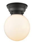 Flush Mounts Glass Down by Innovations ( 405 | 623-1F-BK-G201-8-LED Franklin Restoration ) 