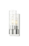 Sconces Single Glass by Innovations ( 405 | 617-1W-PC-G617-8SDY Downtown Urban ) 