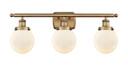 Bathroom Fixtures Three Lights by Innovations ( 405 | 916-3W-BB-G201-6 Ballston Urban ) 