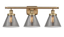 Bathroom Fixtures Three Lights by Innovations ( 405 | 916-3W-BB-G43-LED Ballston Urban ) 