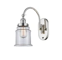 Sconces Single Glass by Innovations ( 405 | 918-1W-PN-G182-LED Franklin Restoration ) 