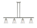 Linear/Island 4 Light + by Innovations ( 405 | 916-4I-SN-G64-LED Ballston Urban ) 
