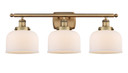 Bathroom Fixtures Three Lights by Innovations ( 405 | 916-3W-BB-G71-LED Ballston Urban ) 
