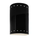Sconces Pocket by Justice Designs ( 102 | CER-0995-BLK Ambiance ) 