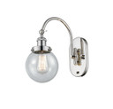 Sconces Single Glass by Innovations ( 405 | 918-1W-PN-G204-6 Franklin Restoration ) 