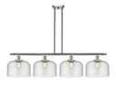 Linear/Island 4 Light + by Innovations ( 405 | 916-4I-SN-G74-L-LED Ballston Urban ) 