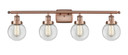 Bathroom Fixtures Four Lights by Innovations ( 405 | 916-4W-AC-G202-6-LED Ballston Urban ) 