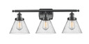 Bathroom Fixtures Three Lights by Innovations ( 405 | 916-3W-BK-G44 Ballston Urban ) 