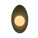 Sconces Single Glass by Justice Designs ( 102 | CER-3045-MGRN Ambiance ) 