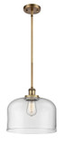 Pendants Glass Down by Innovations ( 405 | 916-1S-BB-G72-L-LED Ballston Urban ) 